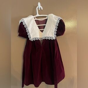 Kids Vintage Velvet Dress 👗